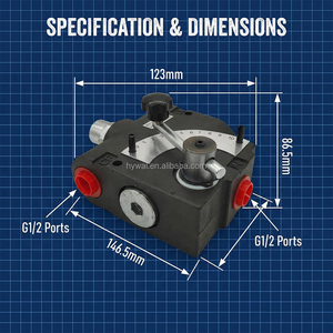 Vanne de régulation de débit variable à compensation de pression hydraulique réglable série LKF originale LKF-60 LKF-80 LKF-120 60L - Product Image 5