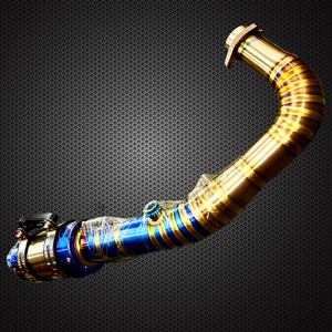 Taiwan Made KAO Titanium Alloy Racing Exhaust Muffler for Motorcycle Performance Upgrade - Product Image 1