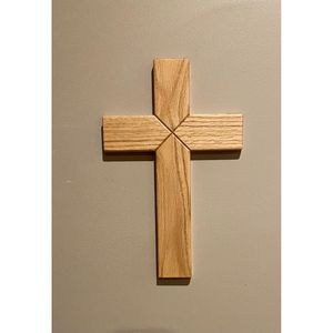 ไม้กางเขนแกะสลักด้วยมือ ป้ายติดผนังสำหรับการอธิษฐานของคริสเตียนในแต่ละวัน - Product Image 3
