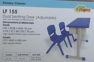 Bureau et chaise double (réglables) - Product Image 2