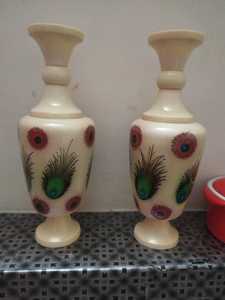 Vase à fleurs en résine artisanale de luxe, vase de sol moderne de luxe pour la décoration de la maison et de l'hôtel - Product Image 6