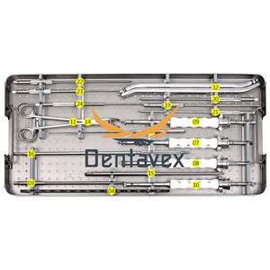 Juego de Instrumentos Ortopédicos y de Columna Vertebral de Calidad Premium, Herramienta de Extracción de Tornillos Rotos de Acero Inoxidable, Fuente de Alimentación Manual por Dentavex - Product Image 6