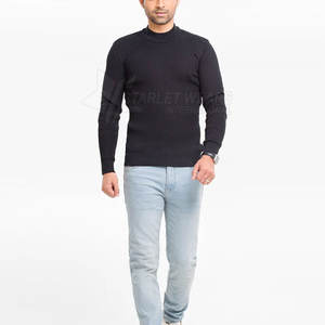 Pulls d'hiver en coton/laine de qualité supérieure, chauds, respirants, confortables, design classique en tricot, toucher doux - Product Image 2