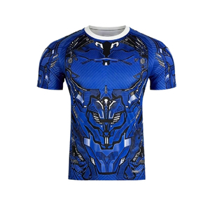 2026 OEM Service Men's Short Training Jersey Spandex/Polyester Breathable Fabric Heat-Transfer Printed Player Name Front Logo - Product Image 2