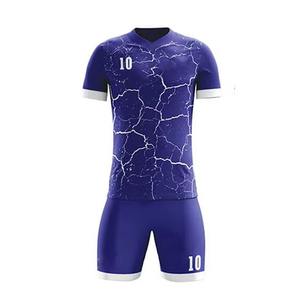 Conjunto de Uniforme de Fútbol Personalizado con Patrón de Rayos, Camiseta y Pantalones Cortos Transpirables, Nombre y Número Personalizados, Ropa de Entrenamiento para Equipo - Product Image 2