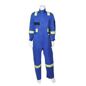 Combinaison de sécurité sur mesure en sergé 100 % coton, avec bande réfléchissante, pour vêtements de travail – Fournisseur d'usine OEM - Product Image 1