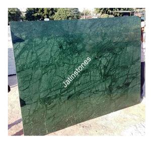 Dalle de marbre vert émeraude à motif naturel pour salle de bain, mur décoratif, carrelage de sol, utilisation intérieure décorative - Product Image 1