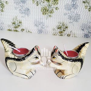 Ensemble de 2 décorations d'intérieur Diya Art Déco en bois à motifs animaliers, mobiles, de différentes couleurs et styles, pour anniversaire et Bar Mitzvah - Product Image 6