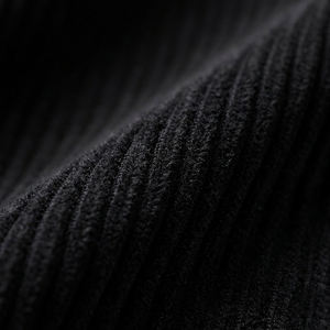 Pantalones de pana de cintura alta y pierna ancha para mujer, de corte holgado y recto, estilo vintage, acanalados, casuales, tipo cargo, al por mayor - Product Image 6