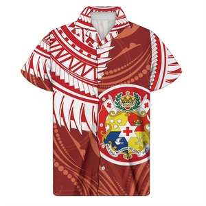 Chemises hawaïennes à manches courtes en satin à imprimé floral pour hommes, vêtements décontractés d'été pour la plage, style vacances - Product Image 5