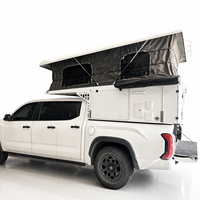 Auvent en aluminium Pop-Top pour Toyota Hilux Double Cabine 4x4 avec plateforme de couchage escamotable