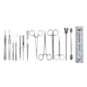 Kit de dissection manuel professionnel de 36 pièces, acier inoxydable chirurgical, pratique d'anatomie et de suture, ensemble d'outils de laboratoire pour étudiants en médecine vétérinaire - Product Image 5