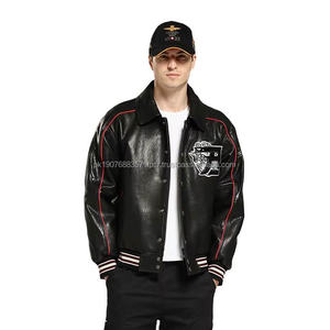 Leather <b>Jacket</b> for <b>Men</b> Clothing Manufacturers Custom - Product Image 2