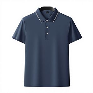 Camisa de Lona Casual Bordada con Estampado Digital de 240g para Hombre, 100% Algodón - Product Image 1
