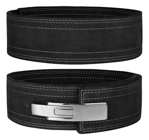 Cinturón de Levantamiento de Pesas de 10 mm con Logotipo Personalizado al por Mayor, Cinturón de Cuero Genuino de Primera Calidad para Gimnasio, para Hombres y Mujeres - Product Image 1