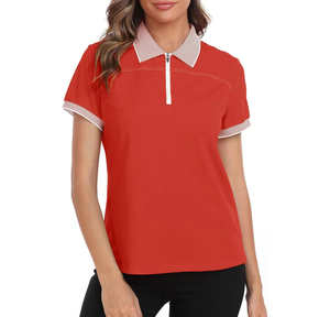 Camiseta polo de mujer a la moda, hecha con el mejor material, con diseño personalizado, ropa elegante y moderna. - Product Image 4
