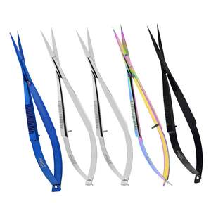 Nouveau sourcil façonnage printemps ciseaux allemand steell doux poignée narine ciseaux toilettage sourcils ciseaux peau morte coupe outil - Product Image 5