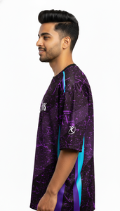 Camiseta de Hombre Estilo Urbano, Corte Regular, Sublimada, Poliéster/Algodón, Casual, Holgada, Antiarrugas, Transpirable - Product Image 3