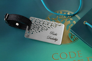 CUTWORK CUSTOMISABLE LUGGAGE <b>TAG</b> - Product Image 1