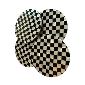 Elegant Shell Inlay <b>Drink</b> <b>Coasters</b> for Home Decor - Product Image 5