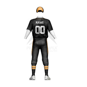 ชุดเสื้อเบสบอลและกางเกงแบบกำหนดเองสำหรับผู้ชาย ผ้าโพลีเอสเตอร์ระบายอากาศ ชุดกีฬาทีม Process Impex - Product Image 2