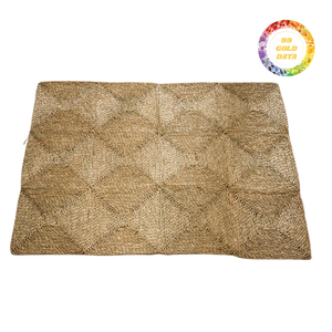 Tapis en jonc de mer artisanal de qualité supérieure, séché au soleil, en matériau végétal côtier, pour une décoration intérieure élégante, vente en gros - Product Image 5