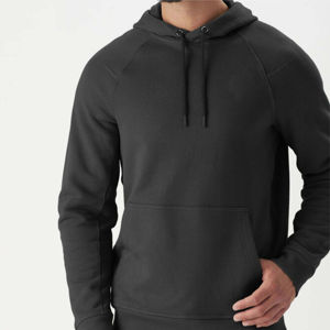 Custom Latest Design Men's Fleece Pullover <b>Hoodie</b> Embroidered Long Sleeve Pocket Quick Dry Breathable 100% Cotton Winter Street - Product Image 1