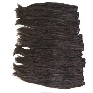 Mechones de cabello humano virgen camboyano seleccionados, sin procesar, que mantienen las cutículas intactas, un grosor consistente y un tono natural. - Product Image 2