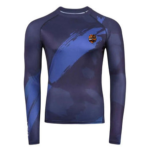 Camiseta Deportiva de Compresión para Hombre, Resistente, con Tela Transpirable de Spandex/Poliéster de Secado Rápido para Entrenamiento de MMA, Gimnasio y Running - Product Image 1