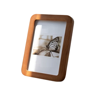 Marco de Fotos de Madera con Diseño Moderno en Forma de Arco, Marco Minimalista de Madera Sólida para Sala de Estar, Oficina, Decoración del Hogar - Product Image 2