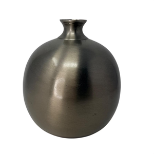 Rustic Glossy Finish Metal <b>Vase</b> Perfect For Premium Seasonal Flower Styling And Stylish Home Decoration Ideas - Product Image 1