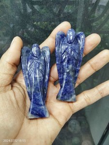คริสตัลแองเจิลคริสตัลสีเขียวฟลูออไรต์,หินคริสตัลบำบัดแบบพกพาสำหรับเรกิ - Product Image 4