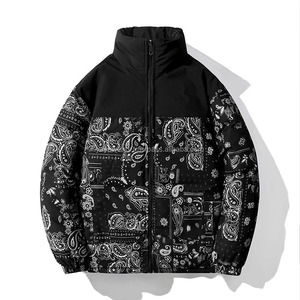 Vestes d'hiver tendance et stylées avec fermeture éclair, personnalisation, veste matelassée imprimée en 3D, fabricant, vente en gros, vestes pour hommes - Product Image 6