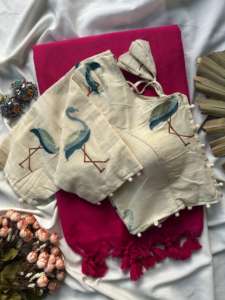 Blusa Tradicional India de Algodón Khadi para Mujer, Marca Saurya Life Style, de Secado Rápido, Informal, Fabricada en Surat - Product Image 3