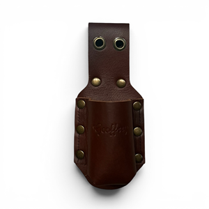 Geoffrey Leather Bottle Holder Antique Brown Color 12 Oz Capacity - Product Image 3