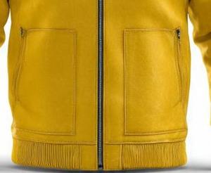 High Quality <b>Men's</b> PU <b>Leather</b> <b>Jacket</b> Stand Collar Zipper Closure - Product Image 3