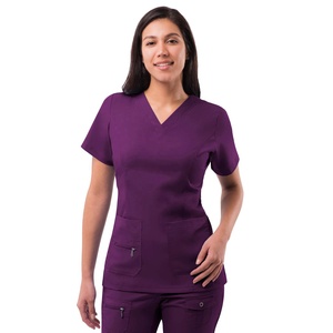 2026 Hot Sale Soft Polyester Hospital Nurse <b>Scrub</b> <b>Set</b> with Needle Detection Seamless Fusing for Unisex Nursing <b>Scrub</b> Uniform - Product Image 5