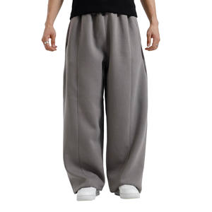 Pantalones Deportivos Casuales de Corte Holgado para Hombre, Marca Personalizada, de Lona Ecológica de Secado Rápido, con Cierre de Cordón y Cintura Media - Product Image 1