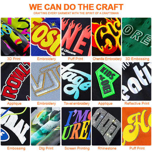 Ensemble de survêtement personnalisé avec logo sportif vintage en coton, sweat à capuche brodé lourd pour hommes - Product Image 5