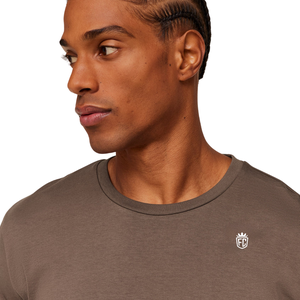 Camiseta de Manga Larga para Hombre, Corte Regular, Color Marrón, Suave, Transpirable, para Gimnasio, Entrenamiento, Deporte, Ropa Deportiva Informal - Product Image 6