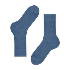 Chaussettes bleues en tricot uni respirant, Spandex/Polyester, écologiques, antidérapantes, pour le yoga, les jeunes, les hommes, usage quotidien, hiver, adulte - Product Image 4