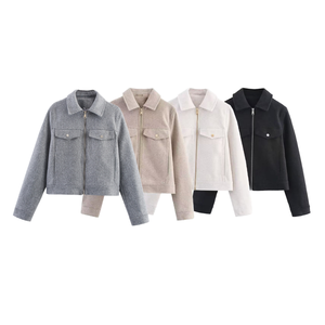 Veste universitaire pour femmes de qualité supérieure, mélange de laine de haute qualité, manches en cuir de vache véritable, style streetwear américain - Product Image 1