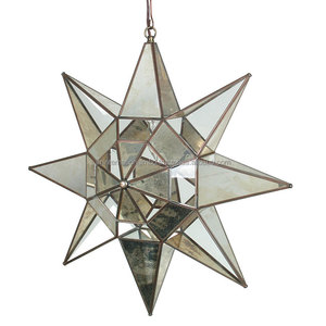 Lámpara de cristal de estrella marroquí con estilo elegante para decoración del hogar - Product Image 1
