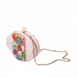 Multi-Purpose Vintage Resin Women's Clutch Purse Handbag-Fashionable Party Wedding Clutch with Customizable Size & Logo - Product Image 2