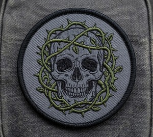 <b>Black</b> Cat Moon Iron On Patch Circle Machine Embroidered Badge Celestial Witchy Applique DIY Decor for <b>Jackets</b> Hoodies Backpacks - Product Image 4