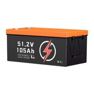 Batteria al Litio 48V 105Ah/150Ah/60Ah per Golf Cart con BMS 200A, Monitor LCD e App Mobile, Batteria LiFePO4 - Product Image 1
