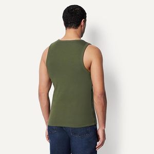 Débardeur uni col rond éco-responsable pour hommes, personnalisable, en coton, pour le sport, la gym et les loisirs, 120g, vente en gros, fabricant - Product Image 2