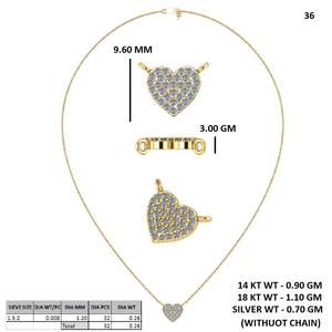 Collier pendentif en or rose de luxe avec diamant cultivé en laboratoire pour femme, bijoux raffinés, style cadeau et usage quotidien - Product Image 5