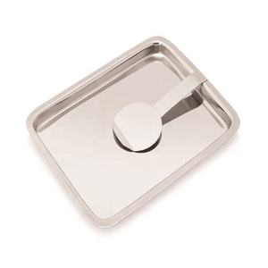 สแตนเลสถาดบิลกับคลิปตารางรูปร่างสแตนเลสถาดบิลกับผู้ถือ/คลิปสแตนเลสคลิปบิลถาด - Product Image 1