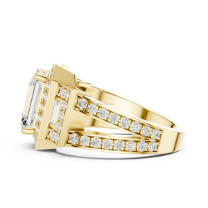 Stela jewels 14K elegante anillo de mujer chapado en oro joyería de declaración para uso diario y de fiesta - Product Image 4